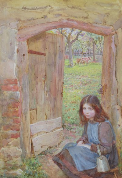 Am Obstgarten-Tor, 1903 von Edward Clegg Wilkinson